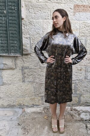 שמלת סיגל מוזהבת