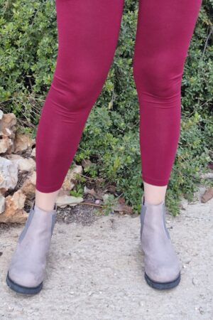 טייץ כותנה בורדו ורוד