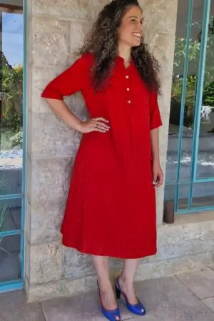 שמלת דניאלה אדומה