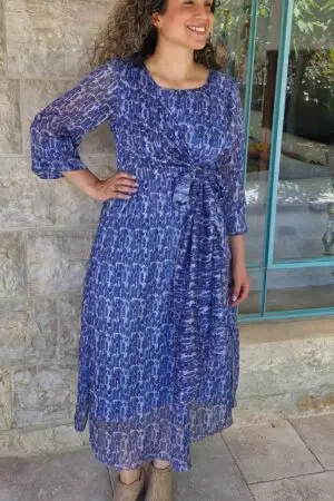 שמלת סוף כחולה