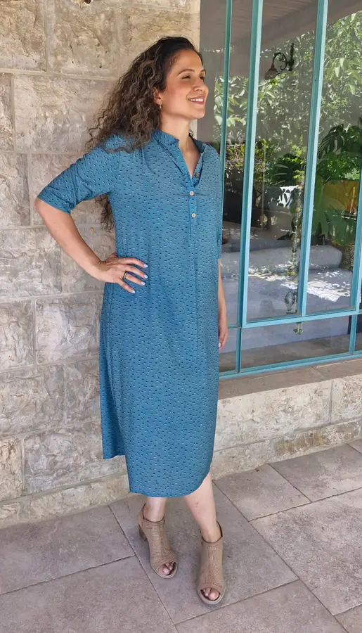 שמלת דניאלה טורקיז