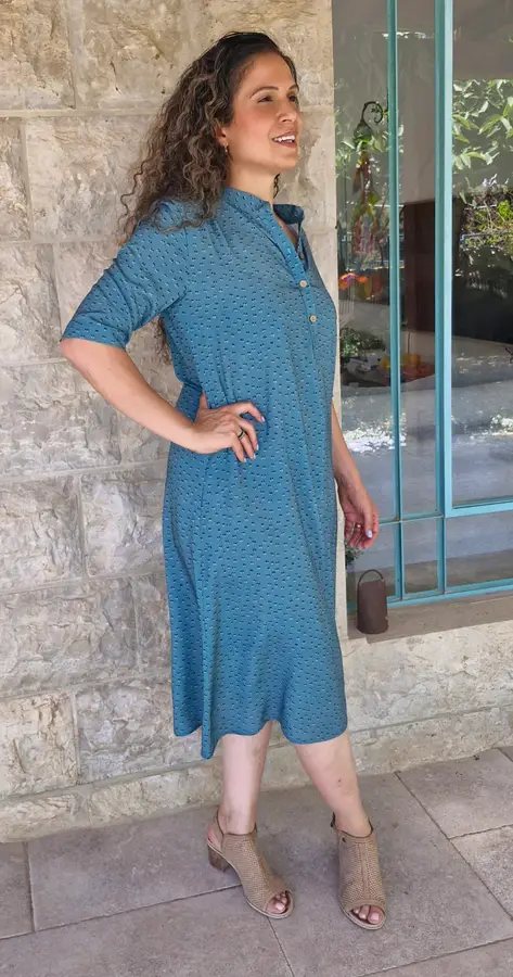 שמלת דניאלה טורקיז – תמונה 6