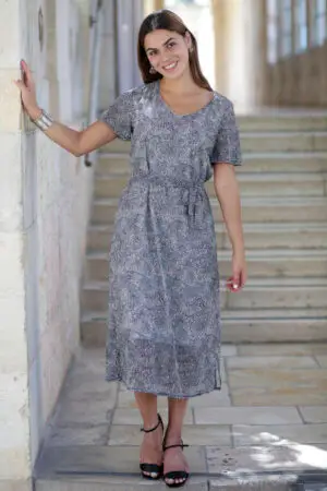 שמלת איילה זברה