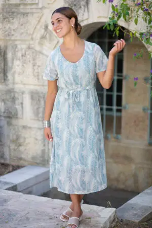 שמלת איילה עלים