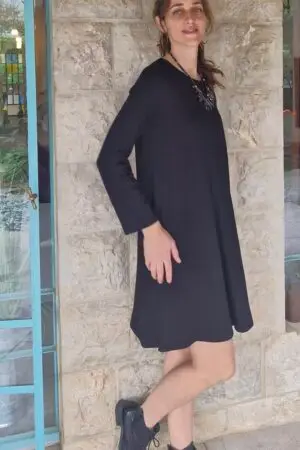 שמלת מיכל שחורה
