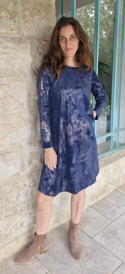 שמלת אלה כחולה