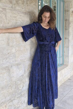 שמלת אריאל כחולה