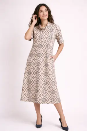 שמלת קנדי גאומטרי